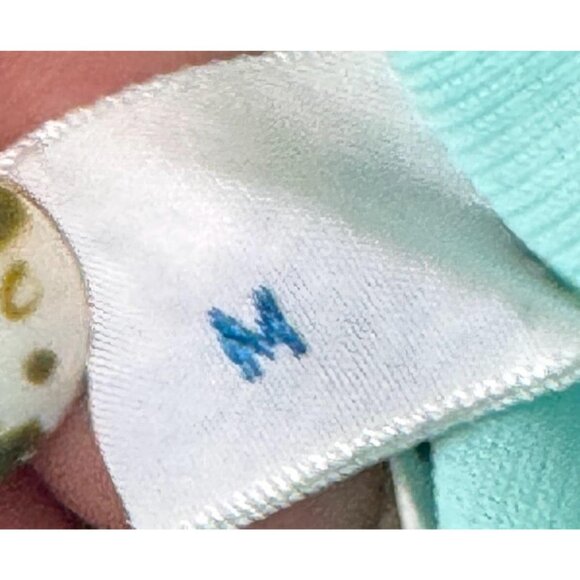 Vintage 60s slip on negligee, teal blue, lace details, sleeveless nightgown - Picture 10 of 10